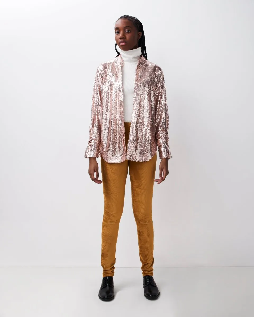 Sequin Yolk Shirt