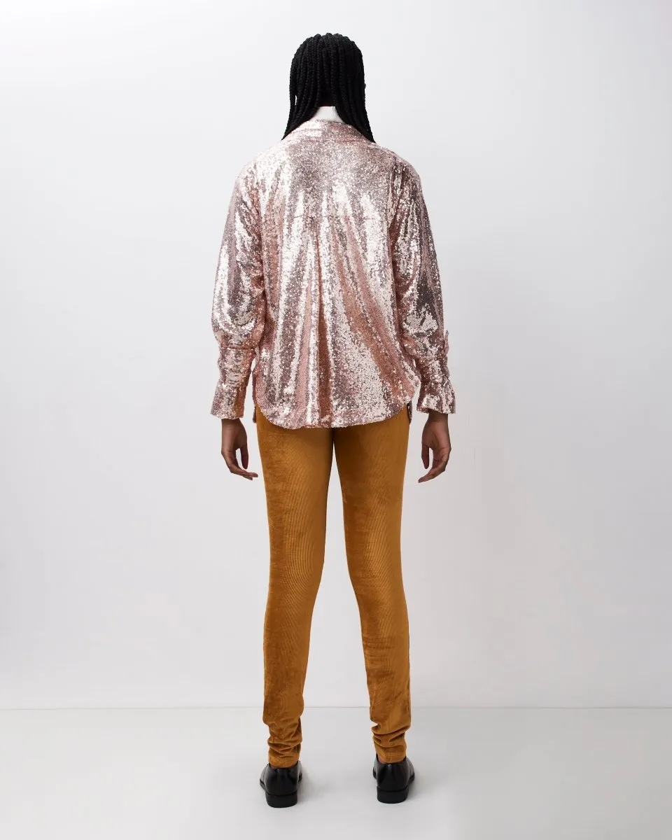 Sequin Yolk Shirt