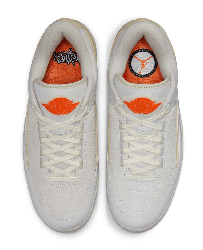 Shelflife x Air Jordan 2 Low “Team Only”  White Sail Light Bone