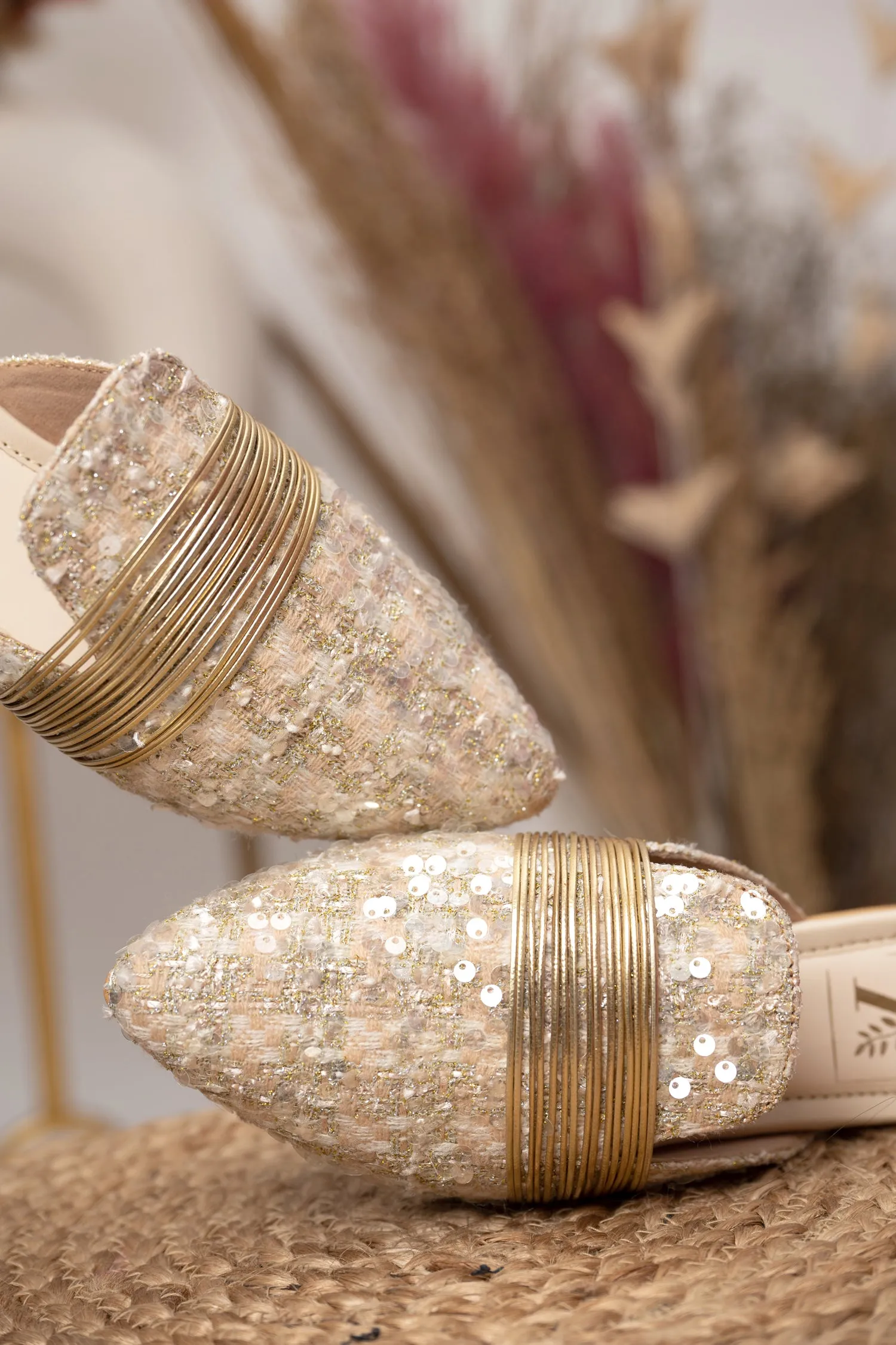 Shimmer Mules