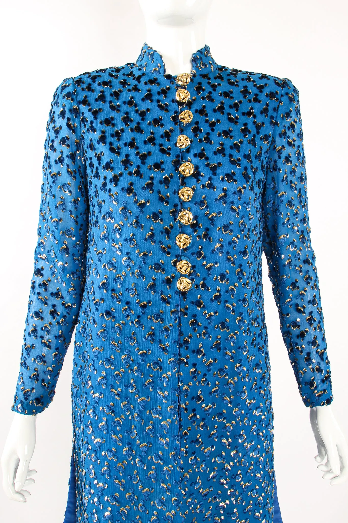 Silk Velvet Lamé Leisure Suit