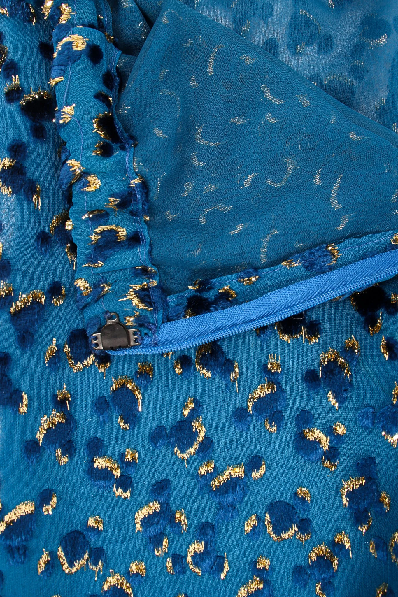 Silk Velvet Lamé Leisure Suit