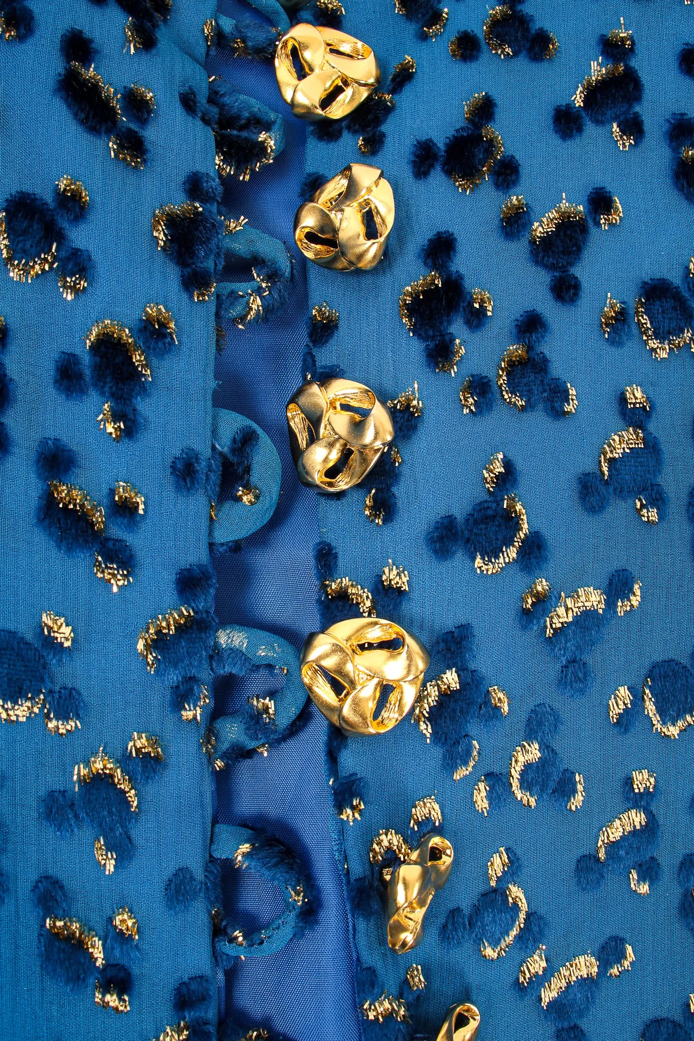 Silk Velvet Lamé Leisure Suit