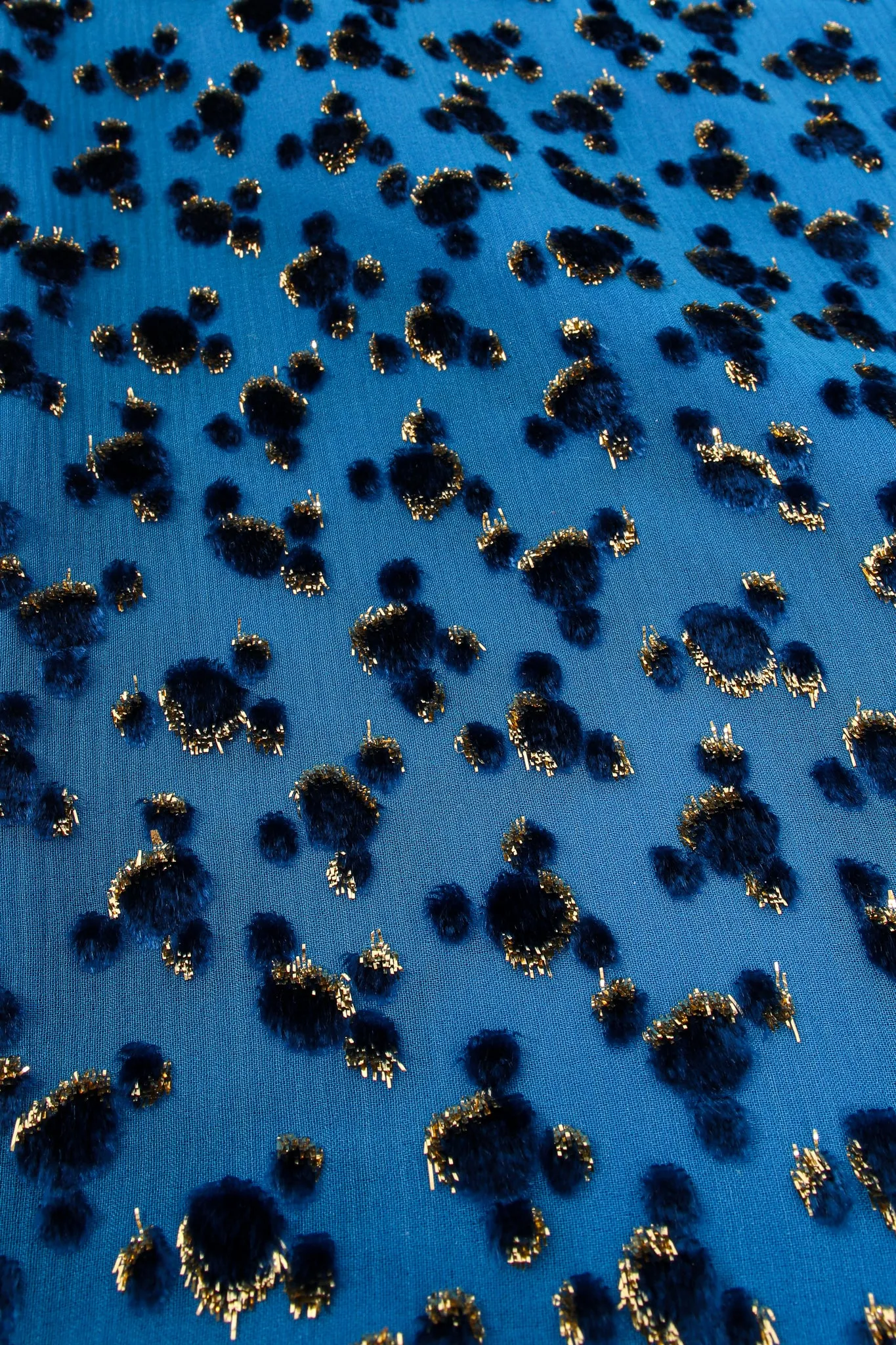 Silk Velvet Lamé Leisure Suit