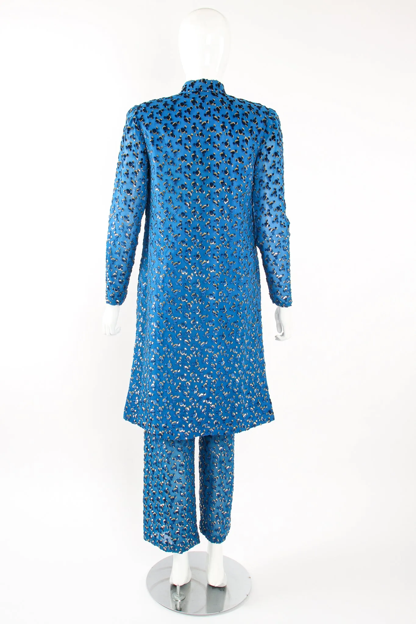 Silk Velvet Lamé Leisure Suit