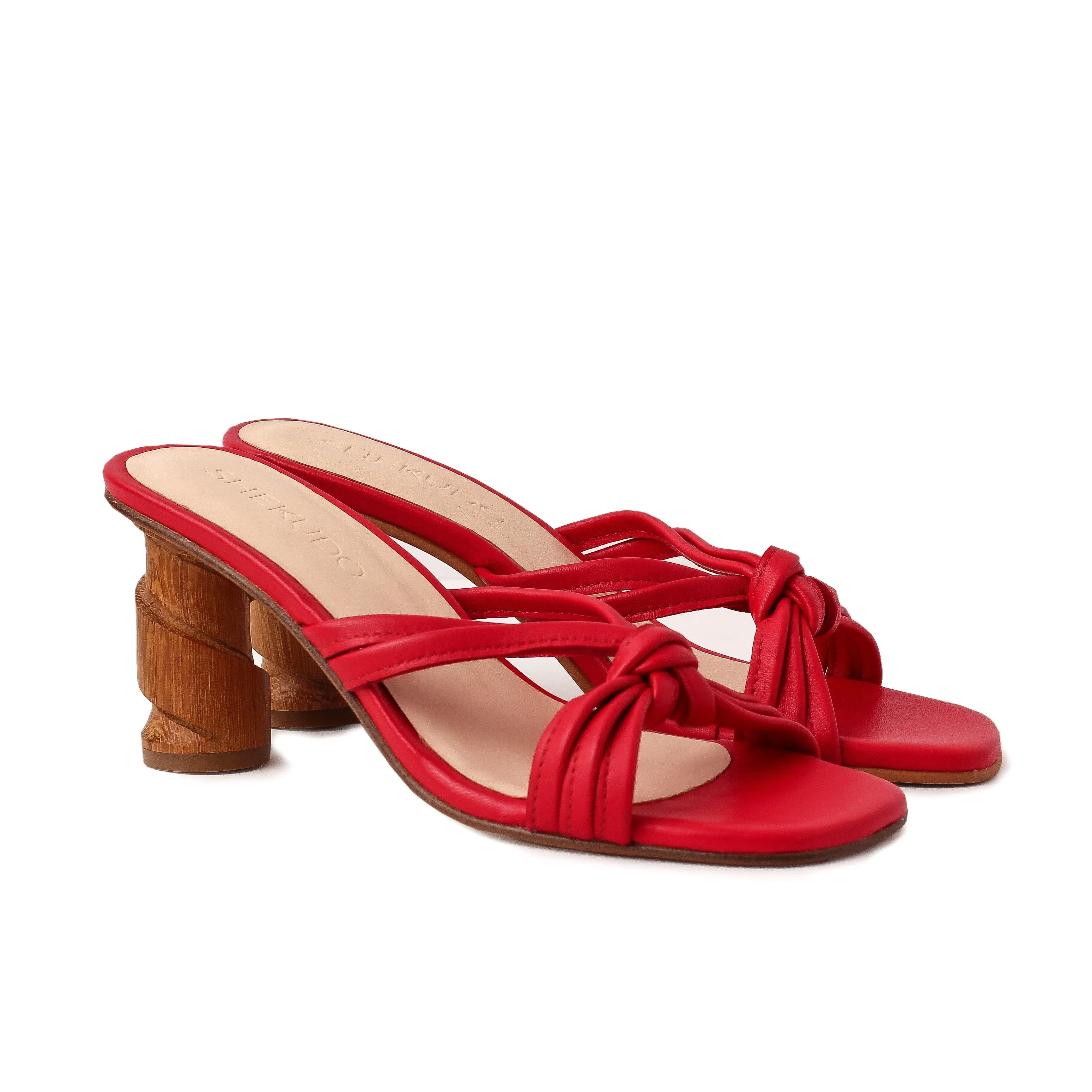 Simone Rope Mule (Red)