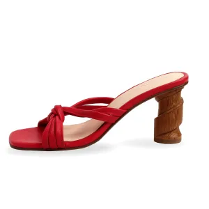 Simone Rope Mule (Red)