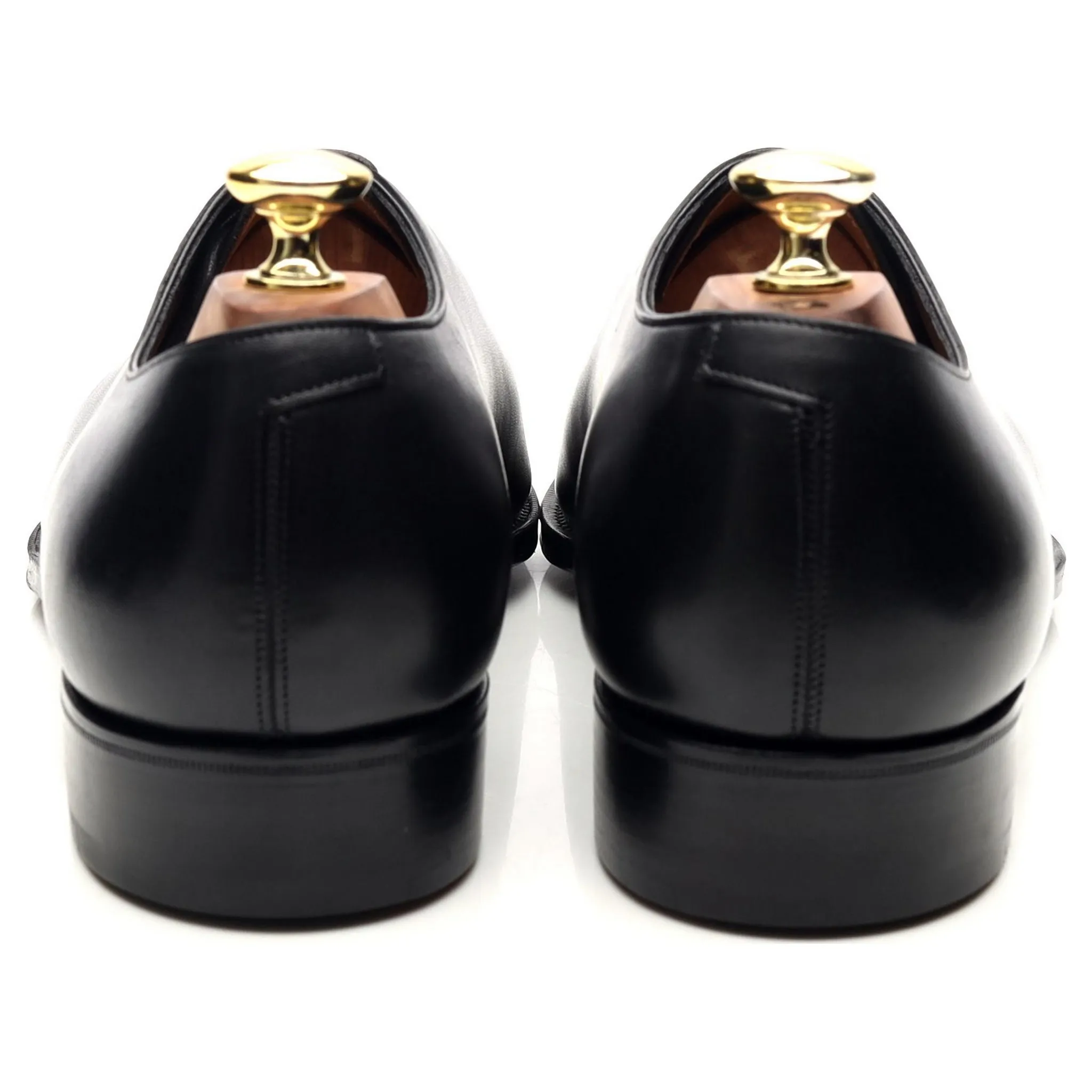 'Sinatra' Black Leather Whoelcut Oxford UK 8 E