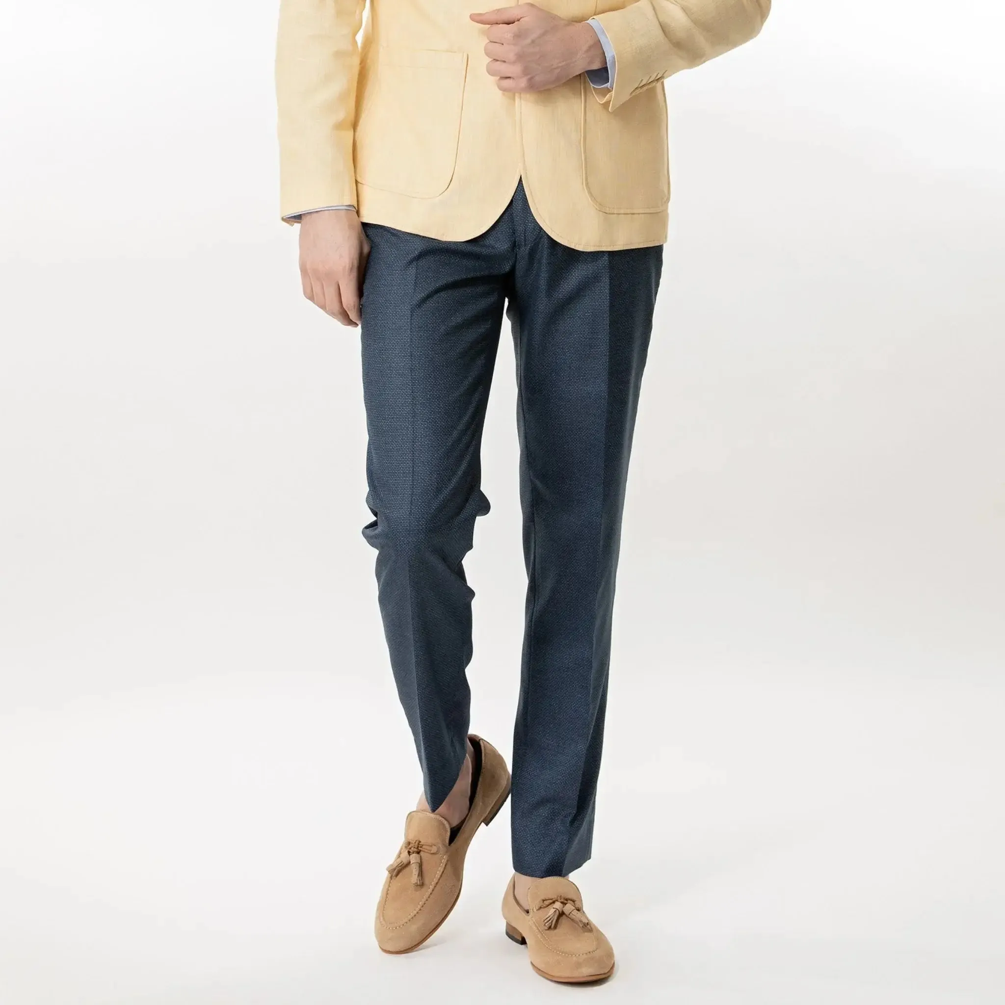 Slim Fit Trousers Midnight Blue