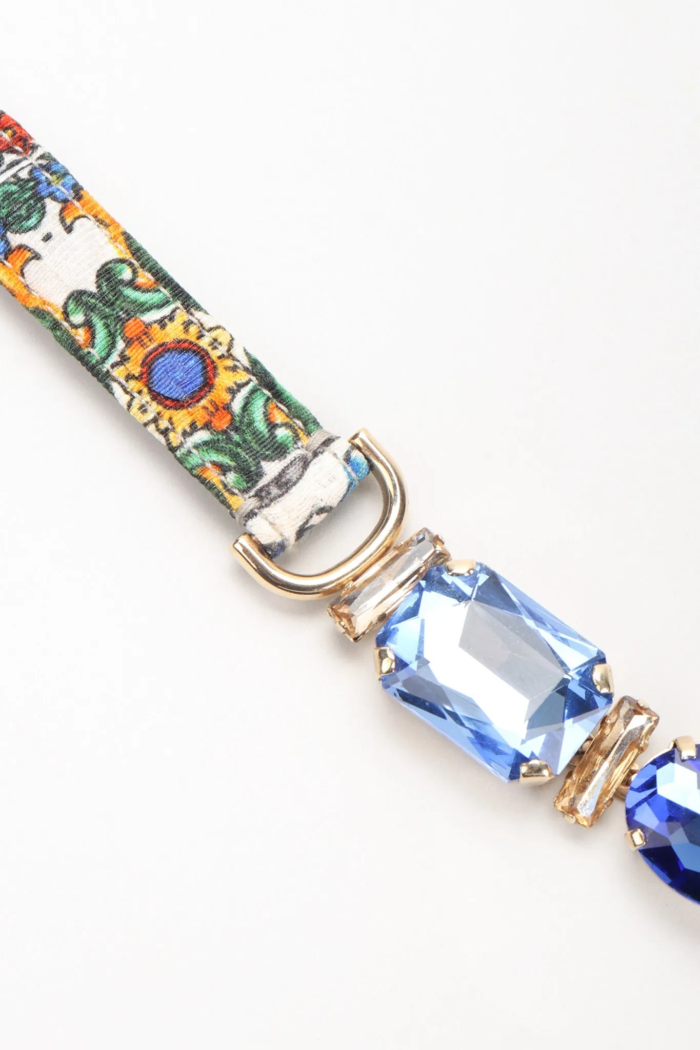 Something Blue Skinny Stone Belt