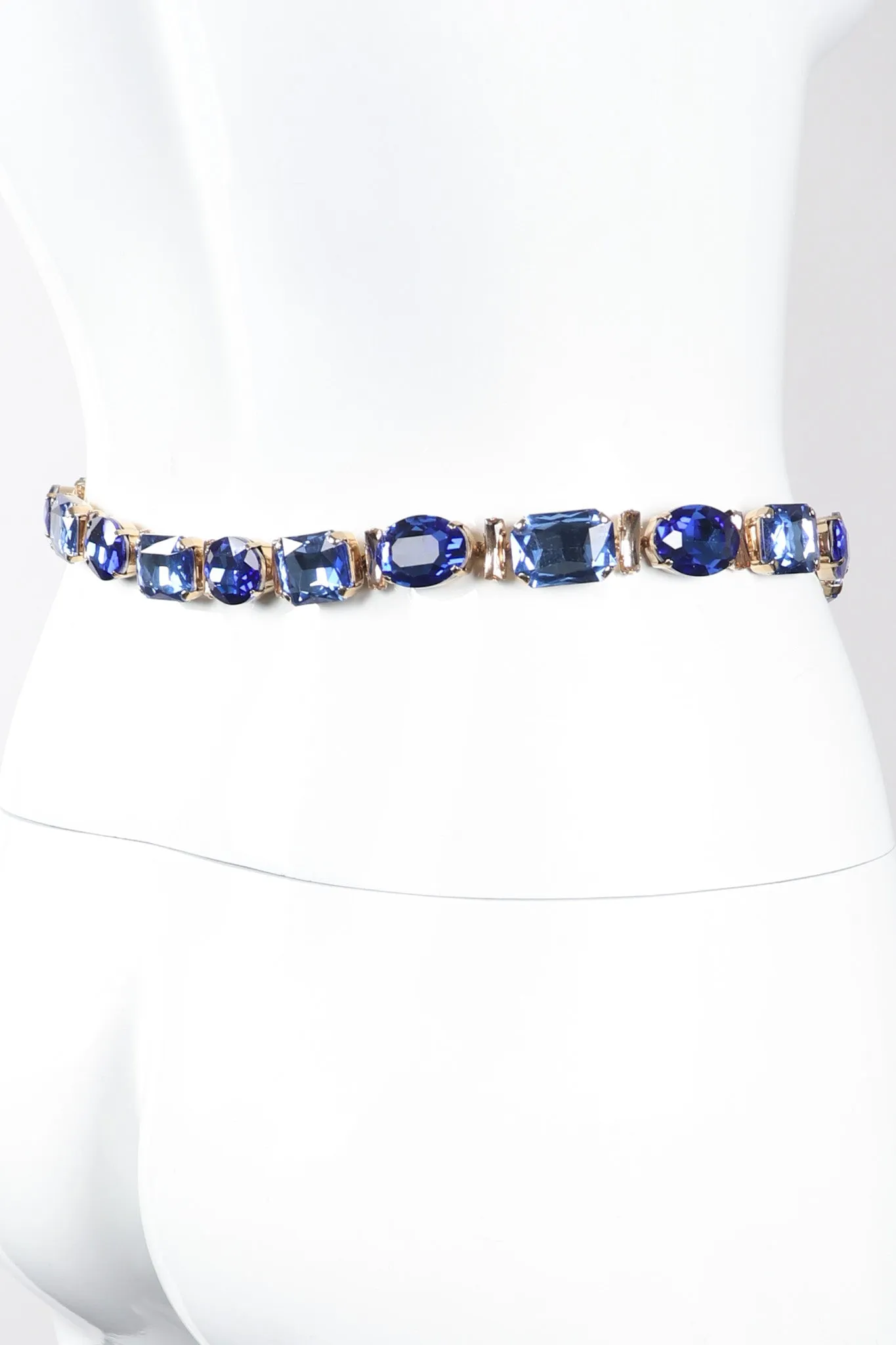 Something Blue Skinny Stone Belt