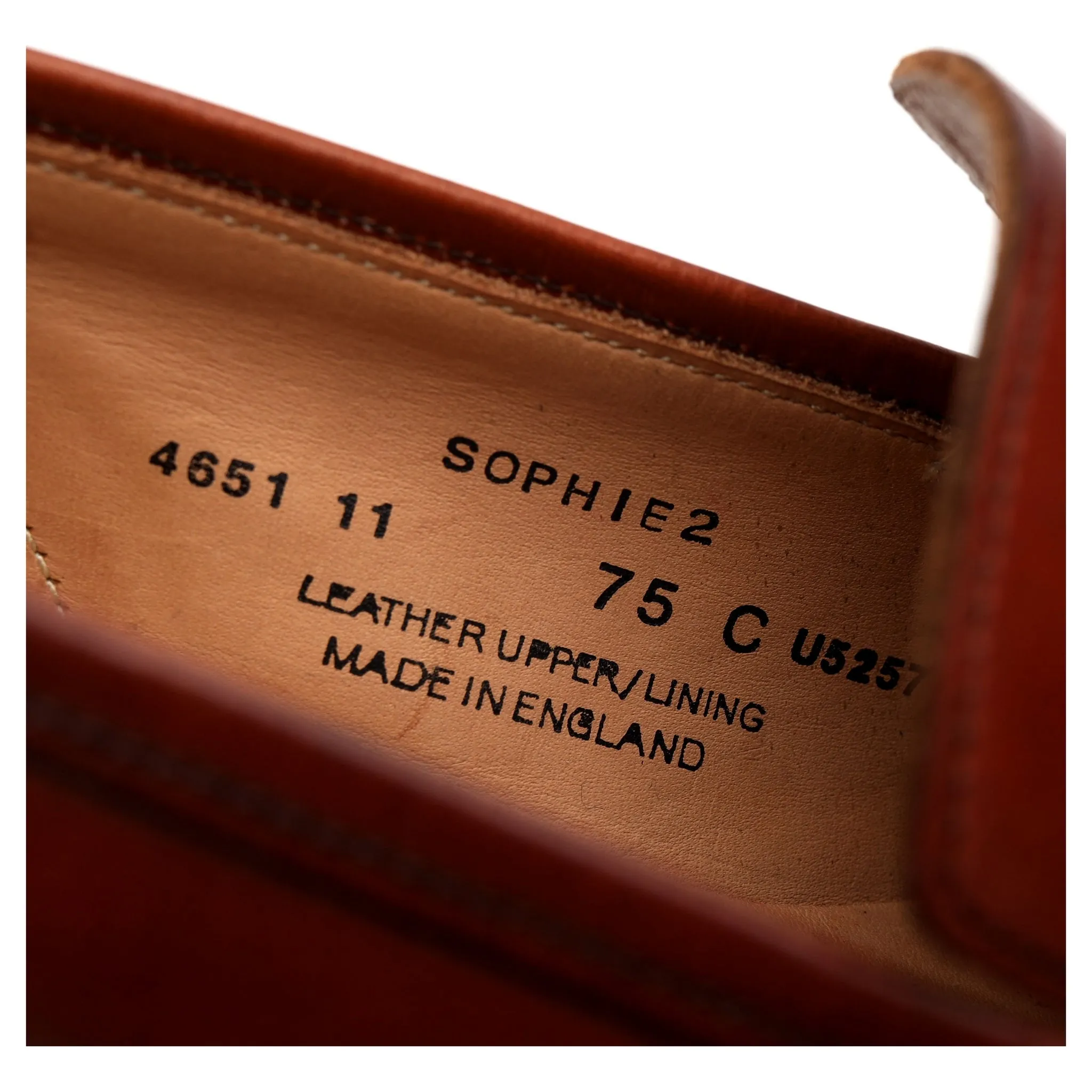 'Sophie 2' Tan Brown Leather Tassel Loafers UK 6 C