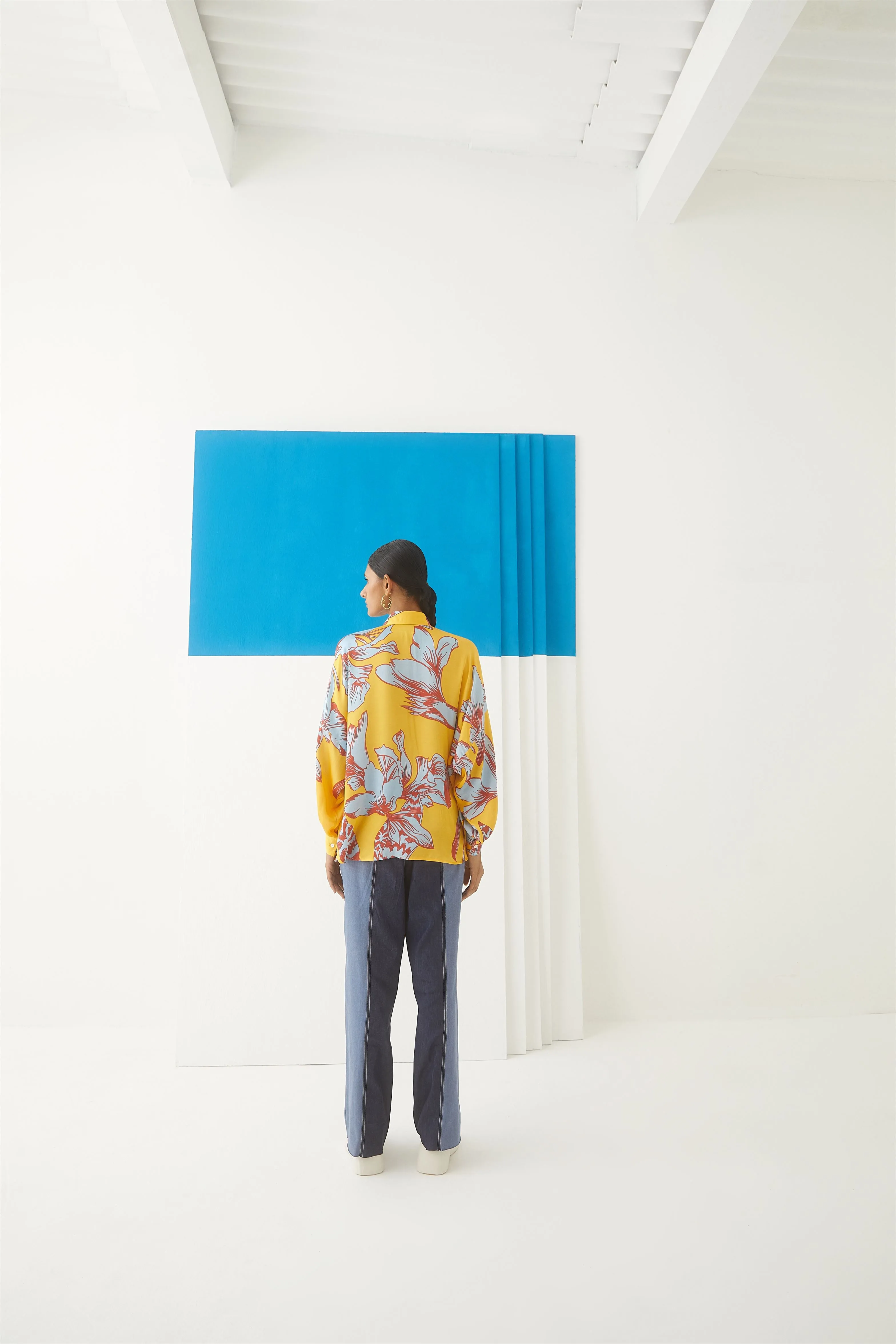 Studio Rigu Admirala Aphrodite Casual Shirt Work Vegan Silk Arcadia Collection
