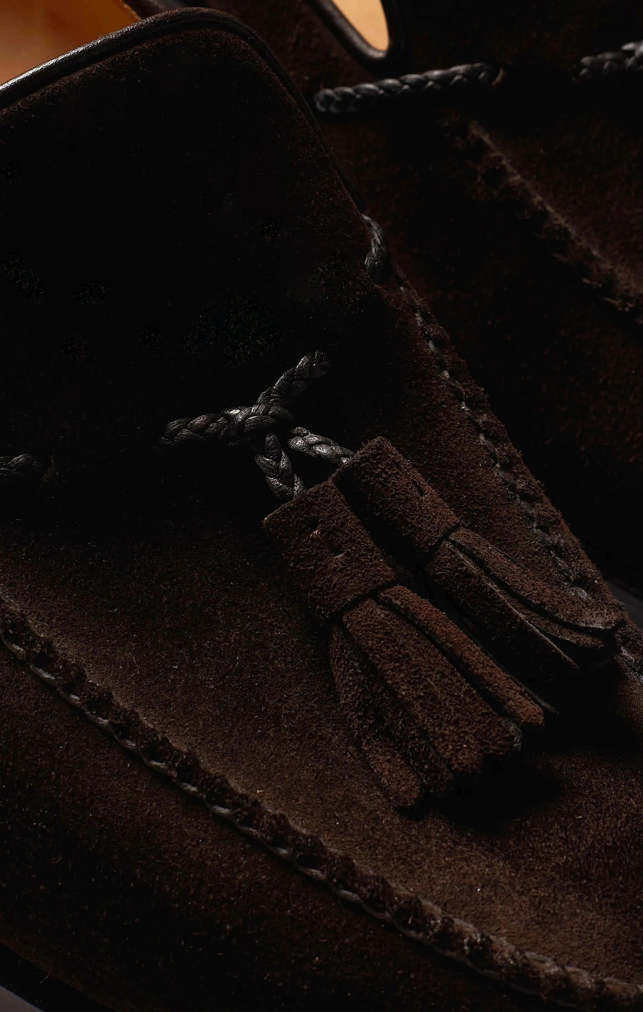 Suede Tassel Loafer
