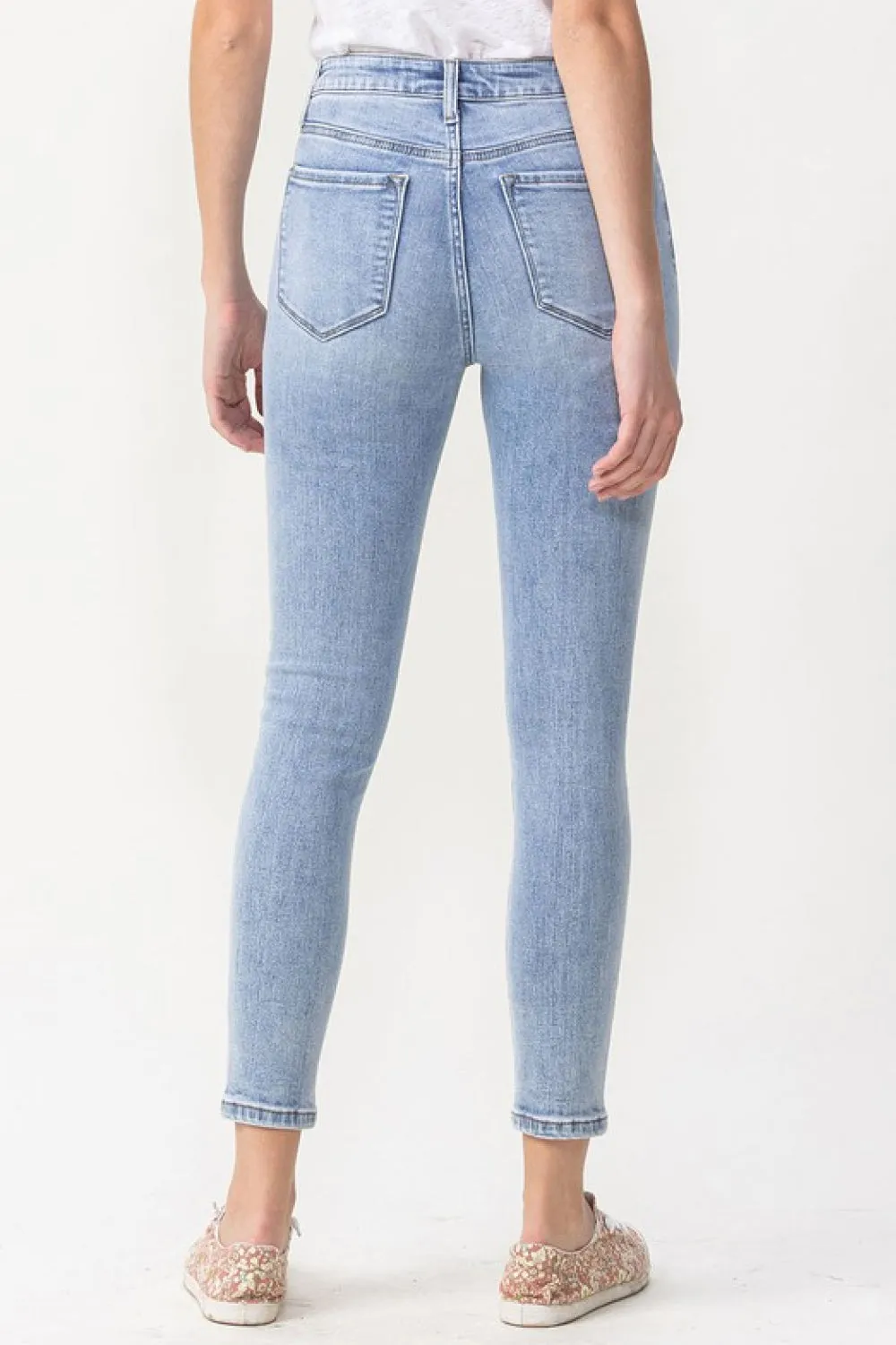 Talia Lovervet High Rise Crop Skinny Jeans