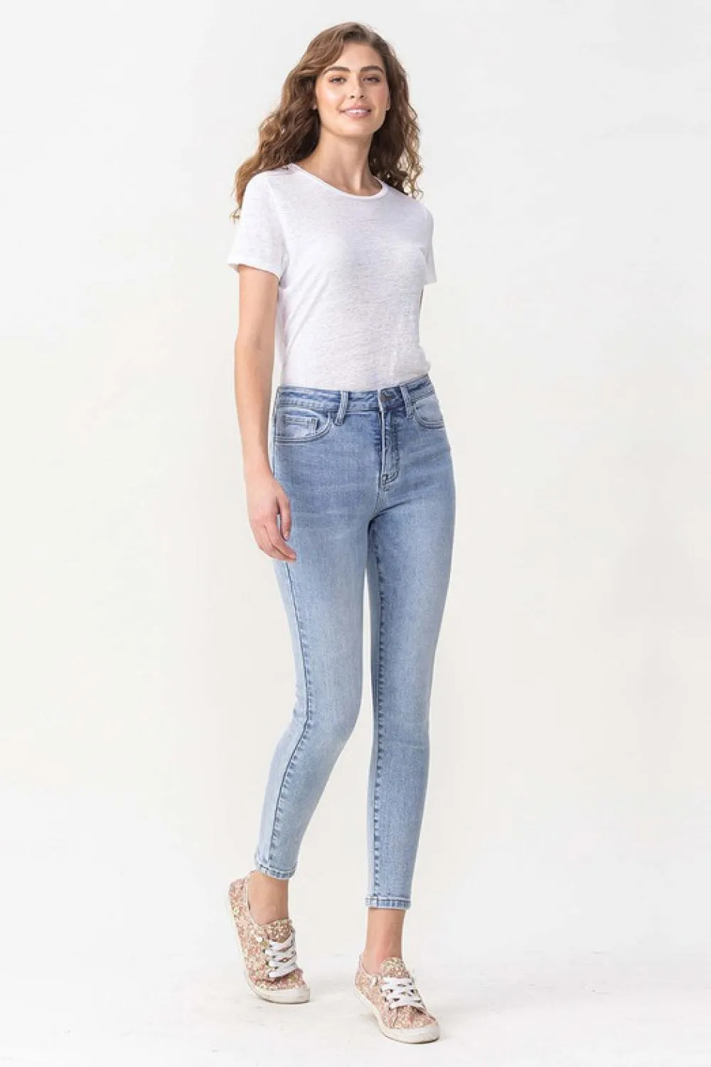 Talia Lovervet High Rise Crop Skinny Jeans