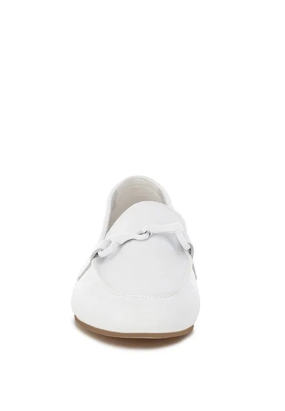 Taranis Monochromatic Horsebit Loafers