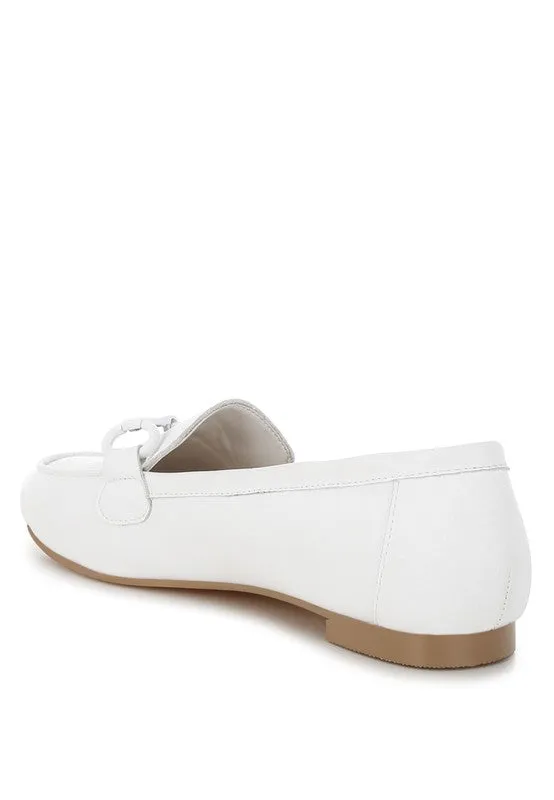 Taranis Monochromatic Horsebit Loafers