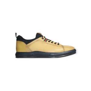 The Marcomen Casual Leather Shoes Mustard