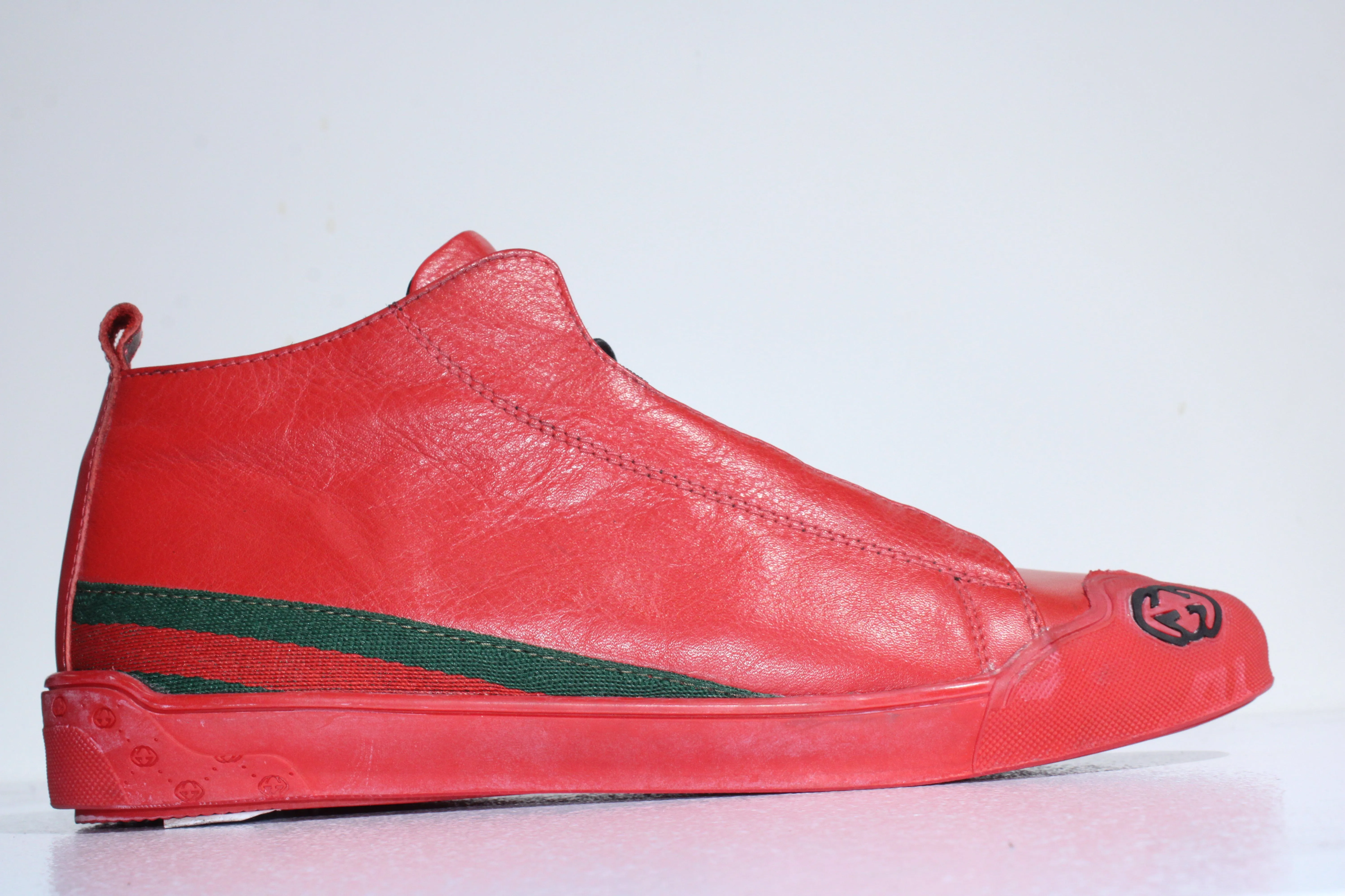 The Marcomen casual Leather Shoes Red