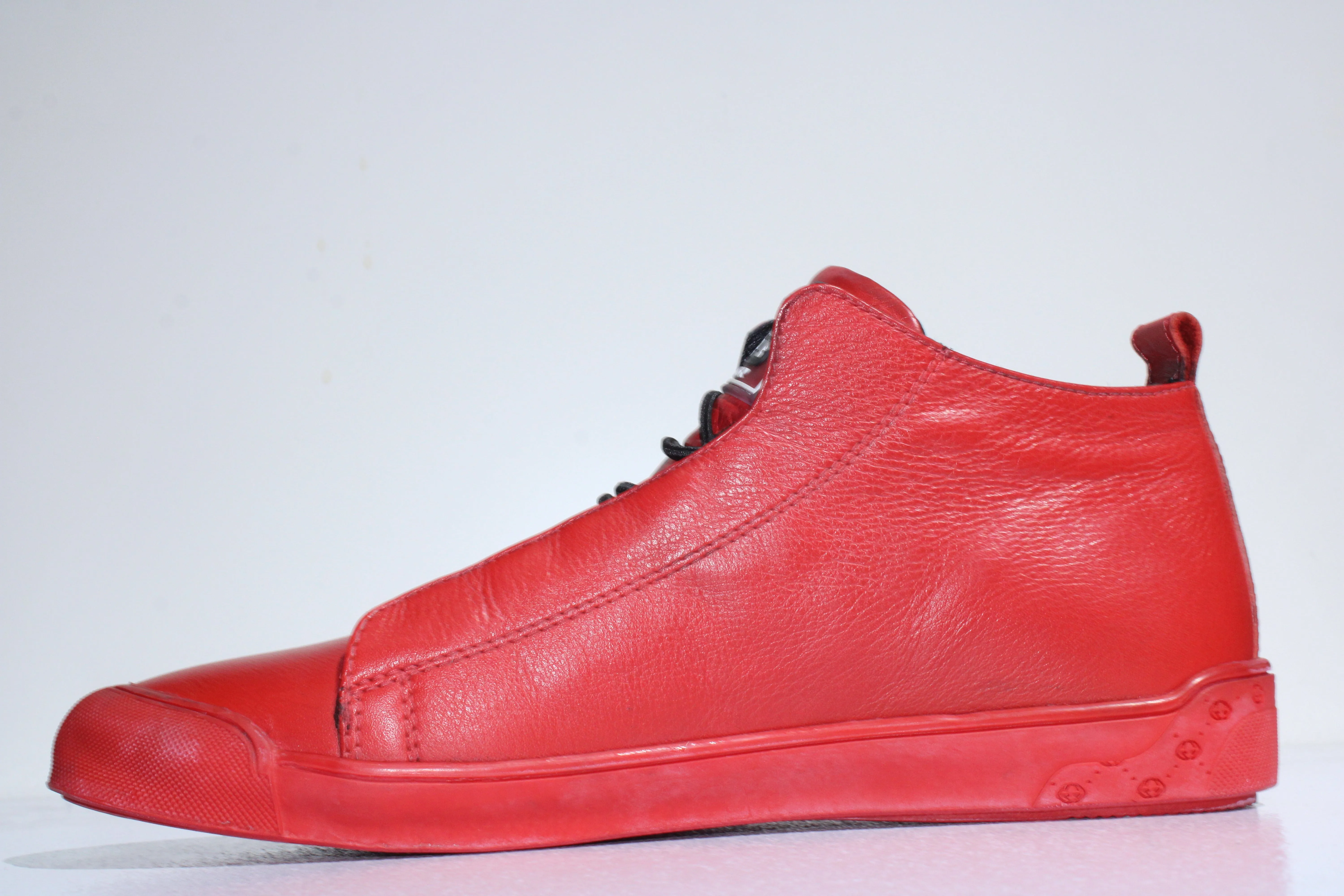 The Marcomen casual Leather Shoes Red