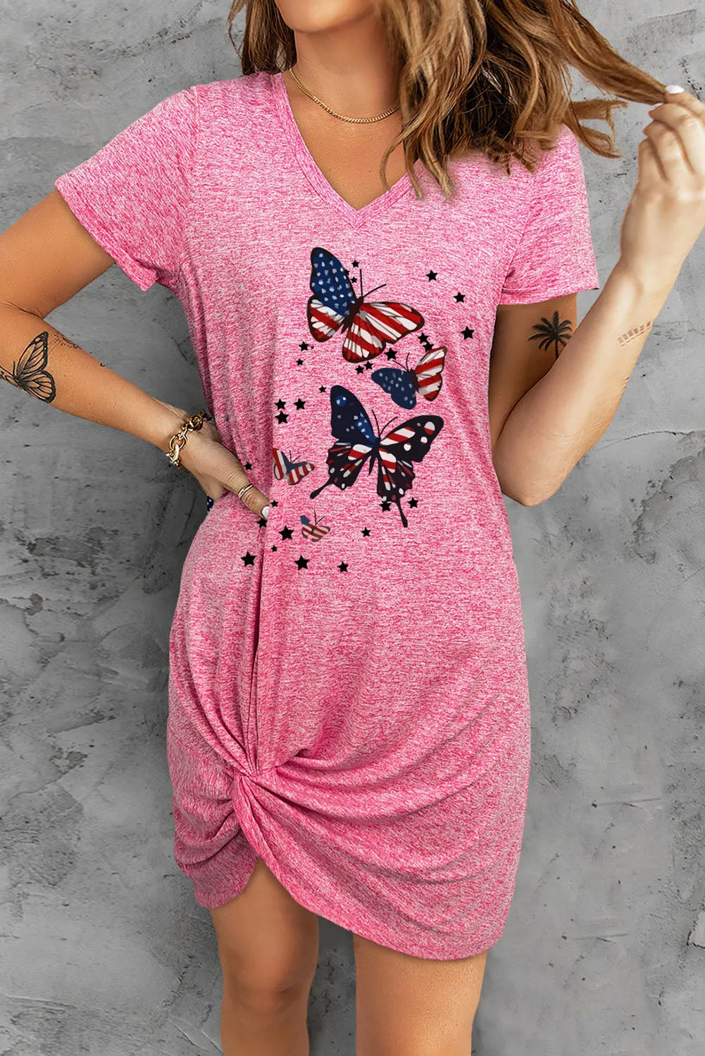 The Triblend Side Knot Dress