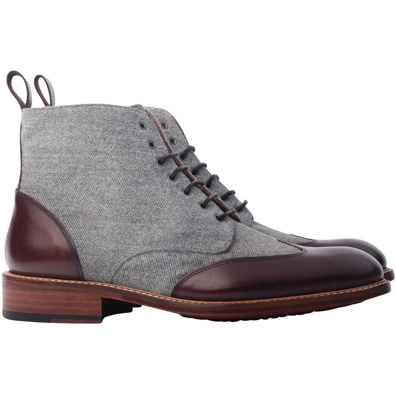 The Winged Kelce Boot in Vino Tinto