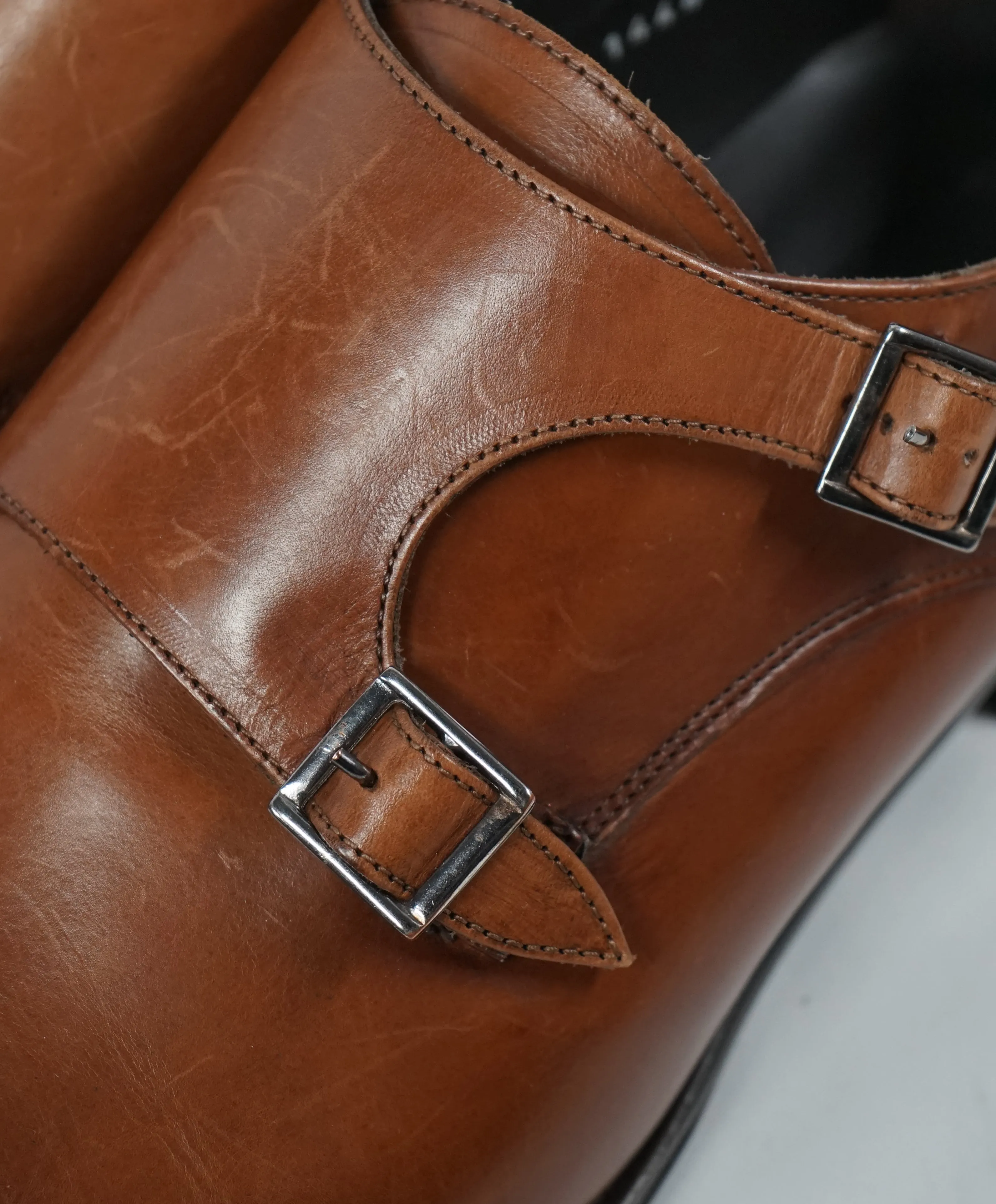 TO BOOT NEW YORK - Double Monk Strap Loafers Round Toe Brown - 11
