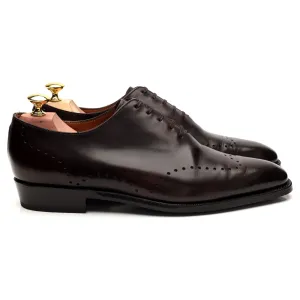 'Tony II' Dark Brown Museum Leather Wholecut Oxford UK 7.5 E