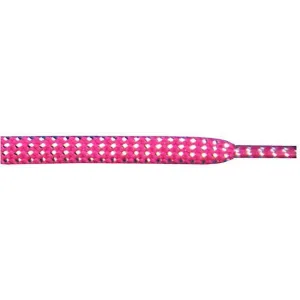 Tubular Glitter 5/16" - Hot Pink (1 Pair Pack) Shoelaces