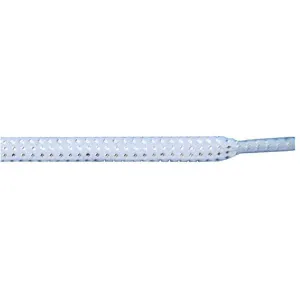 Tubular Glitter 5/16" - White (1 Pair Pack) Shoelaces