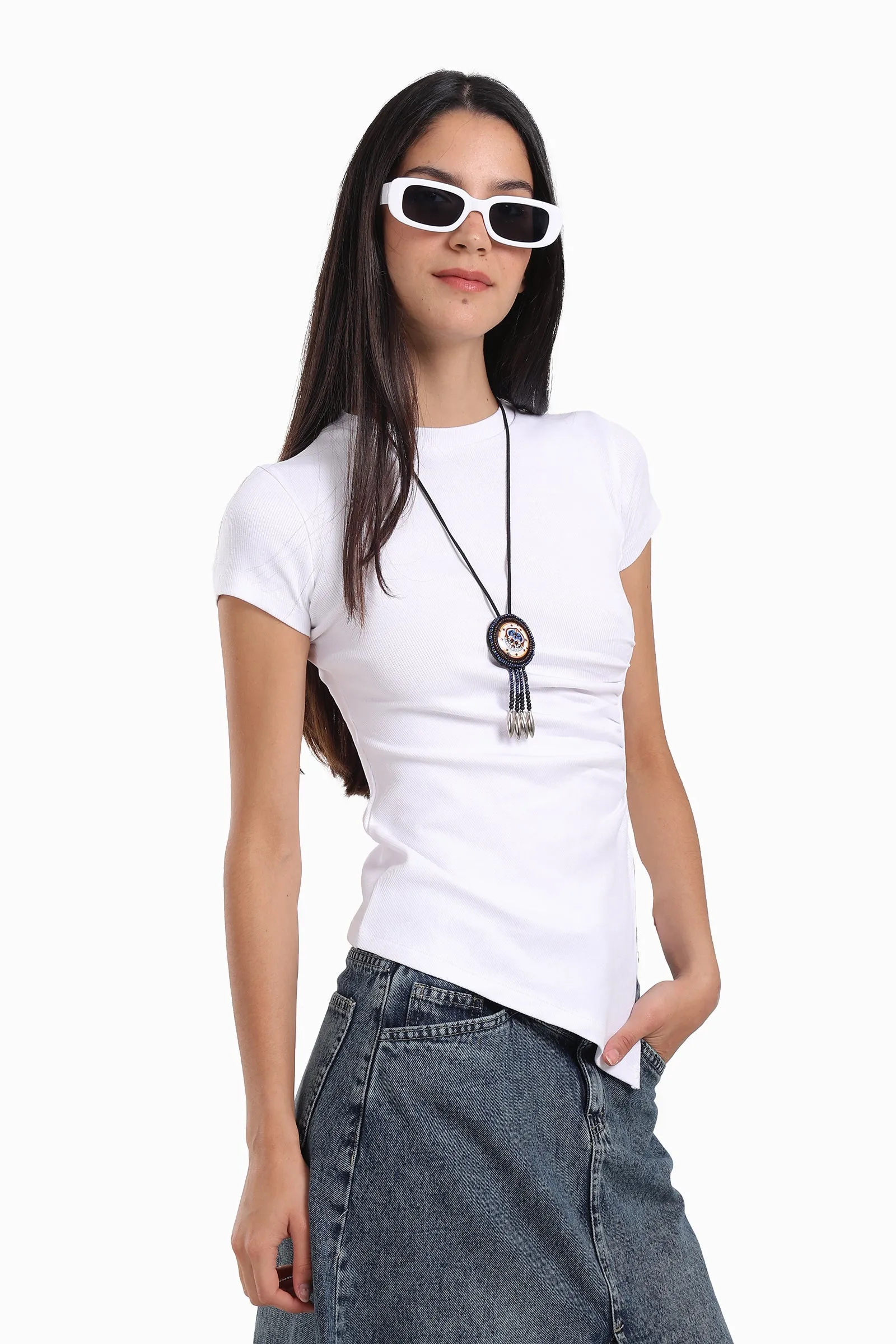 Unique Asymmetrical Hem Top