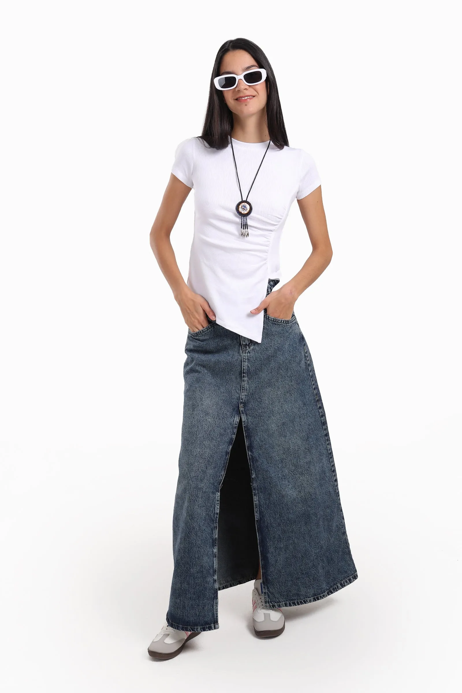 Unique Asymmetrical Hem Top