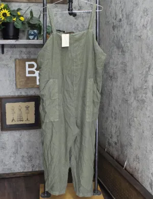 Universal Thread Women's Utility Cropped Jumpsuit Green XL