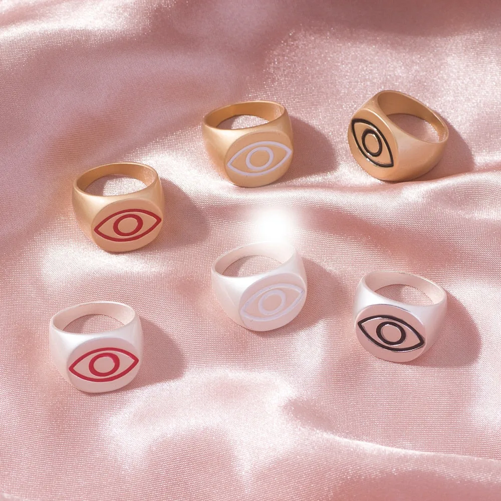 Various Heart Shape and Colorful Rings