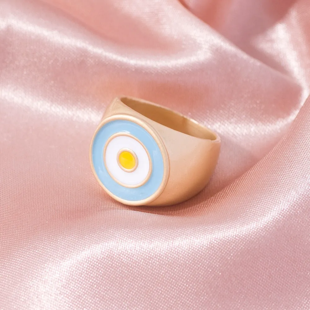 Various Heart Shape and Colorful Rings