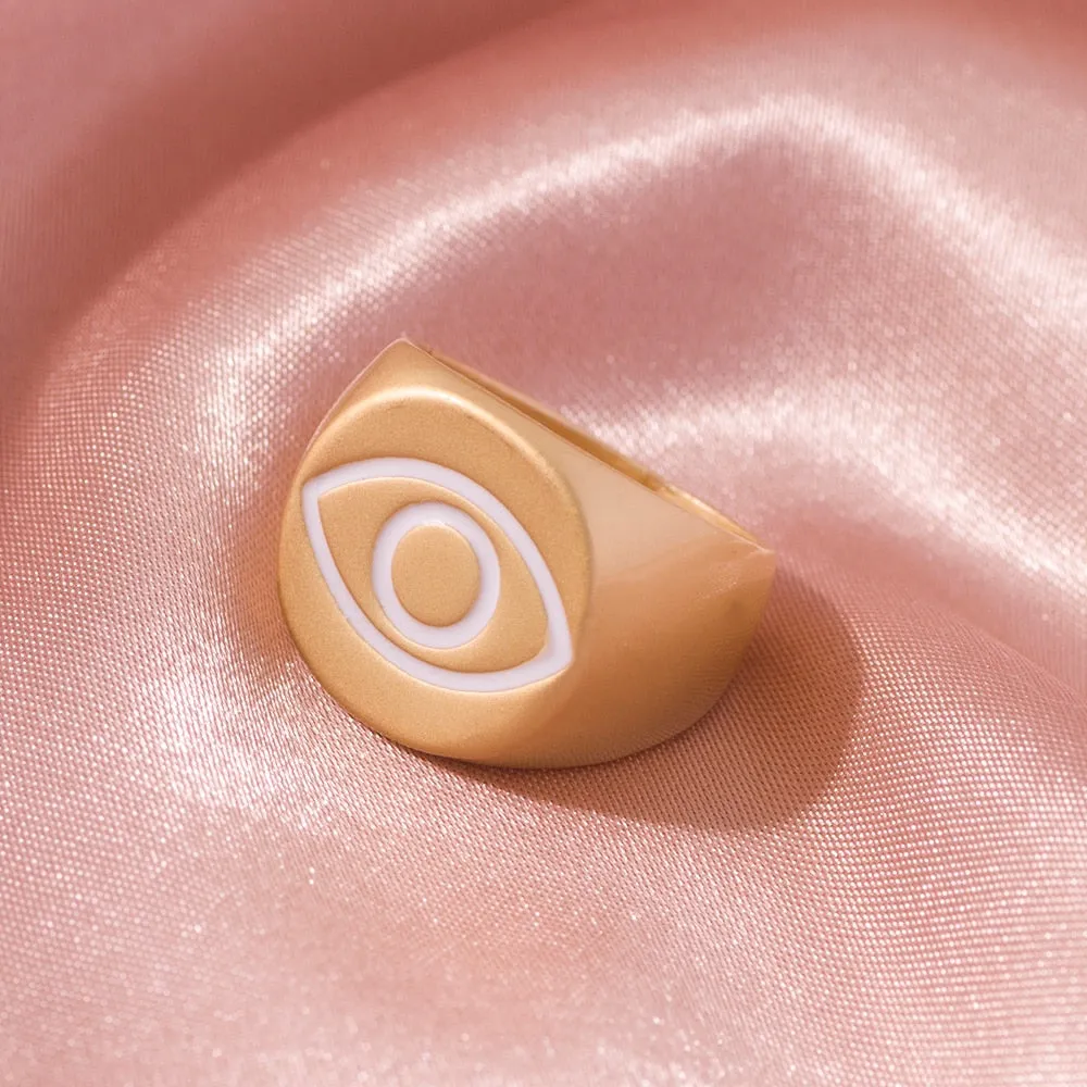 Various Heart Shape and Colorful Rings