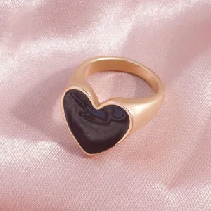 Various Heart Shape and Colorful Rings
