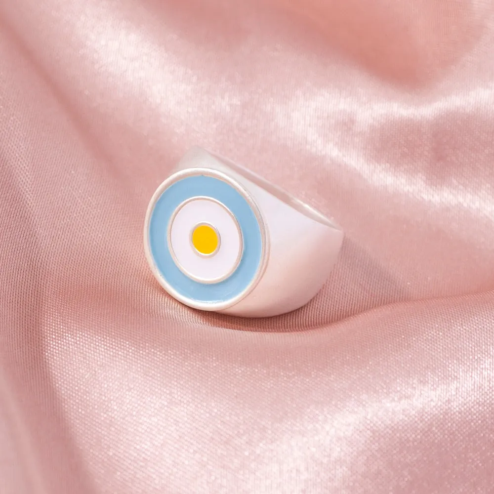 Various Heart Shape and Colorful Rings