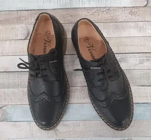 Vivaki Boys Brogue Shoes