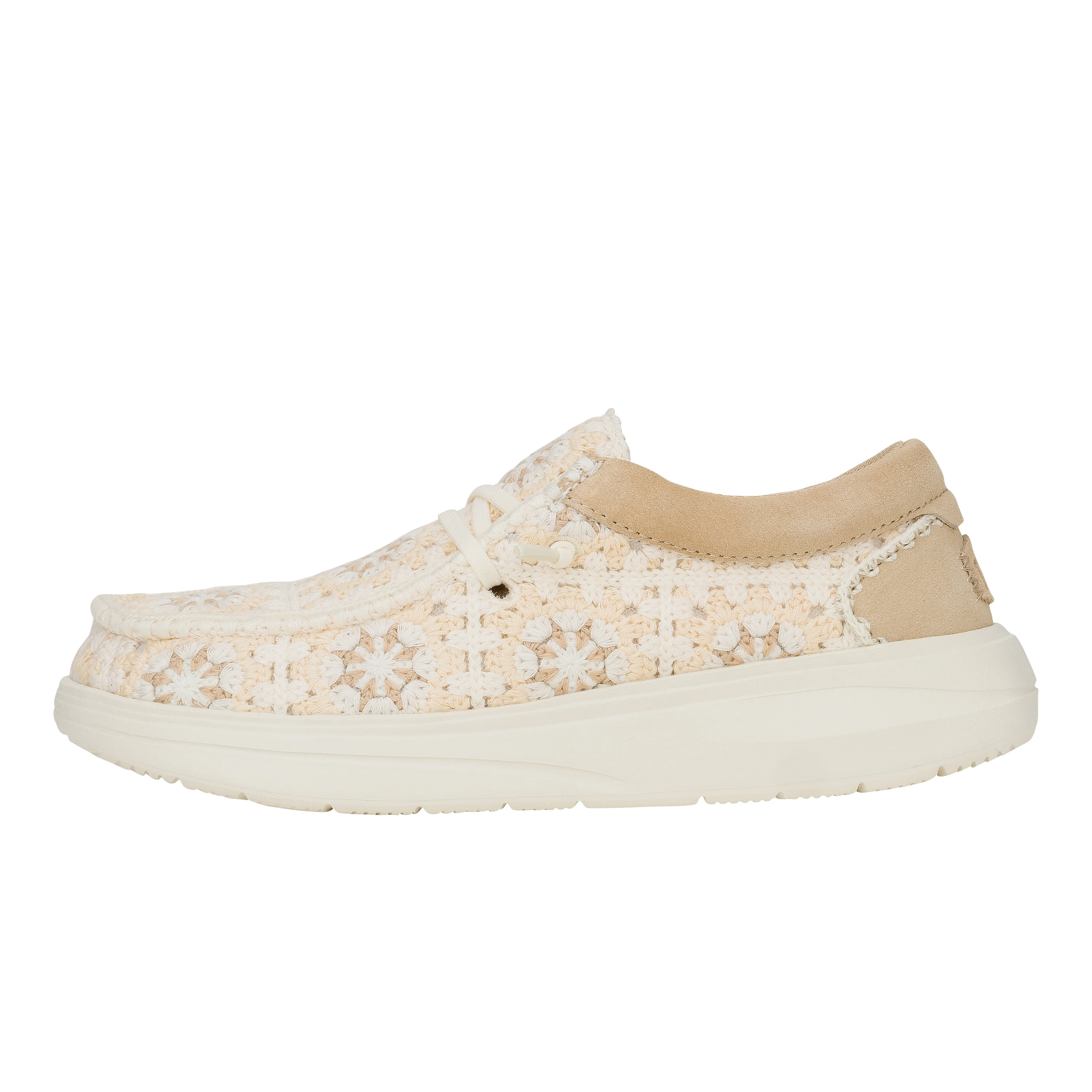 Wendy Comf Cottage Crochet - Tan/Multi 