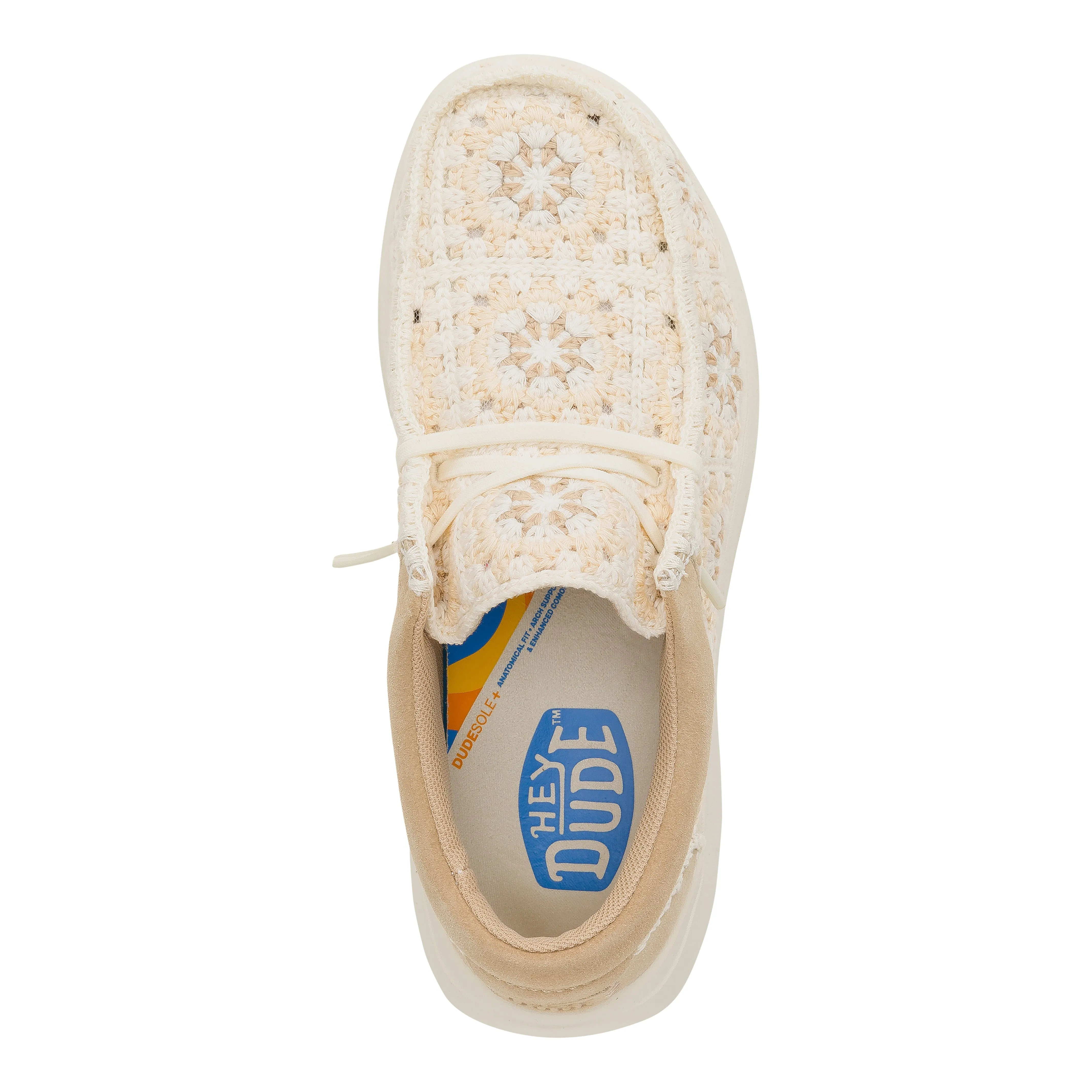 Wendy Comf Cottage Crochet - Tan/Multi 