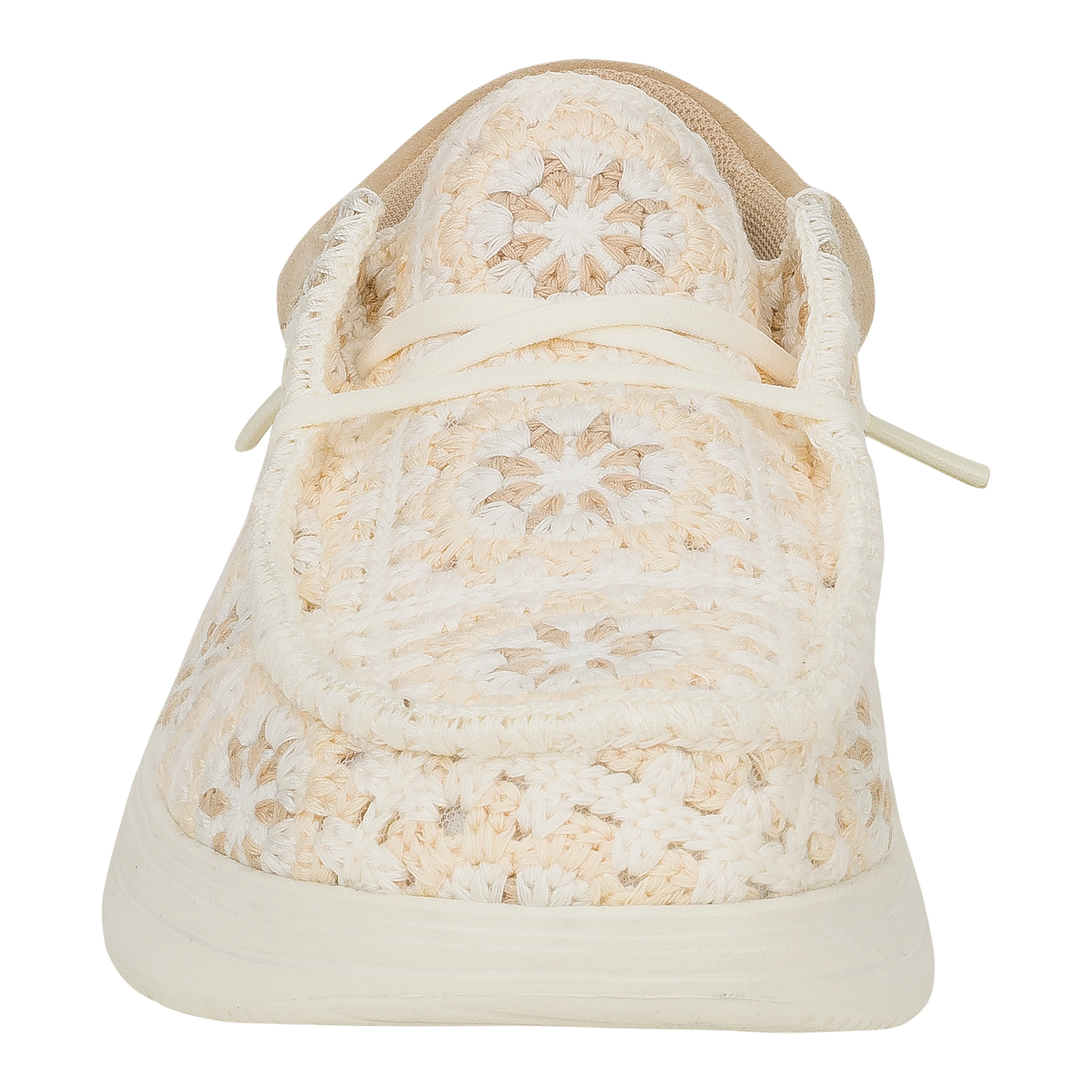 Wendy Comf Cottage Crochet - Tan/Multi 