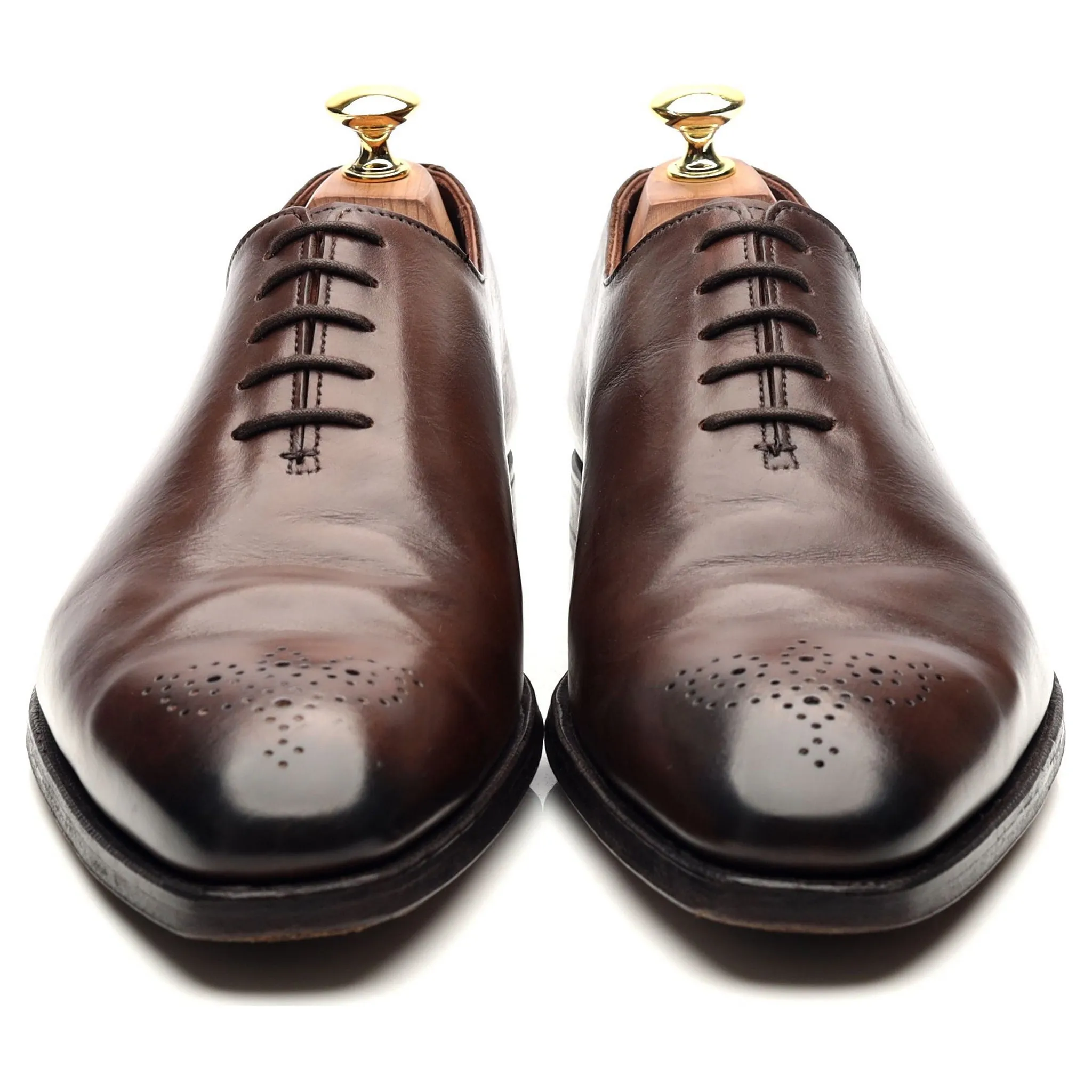 'Weymouth 2' Dark Brown Leather Oxford UK 8.5 E