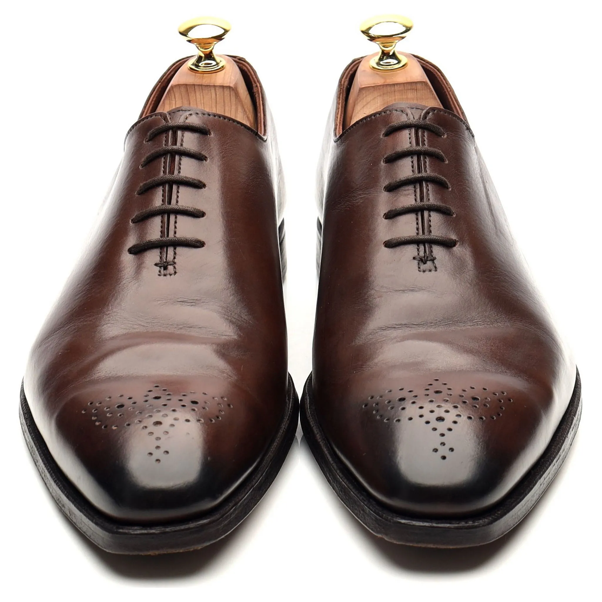'Weymouth 2' Dark Brown Leather Oxford UK 8.5 E
