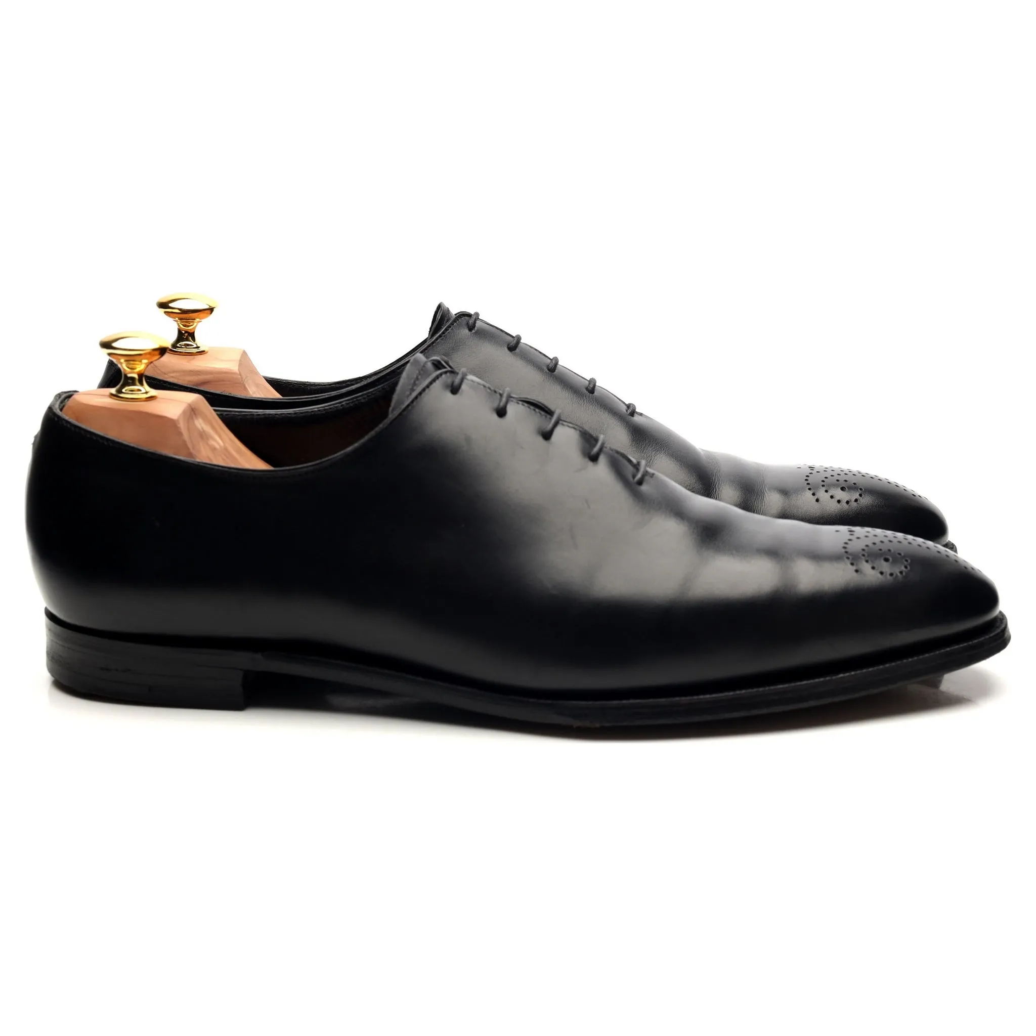 'Weymouth' Black Leather Oxford UK 11 E
