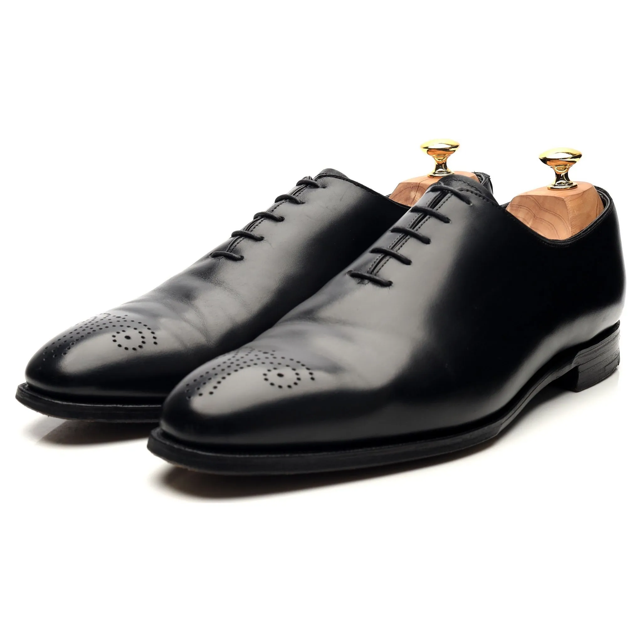 'Weymouth' Black Leather Oxford UK 11 E
