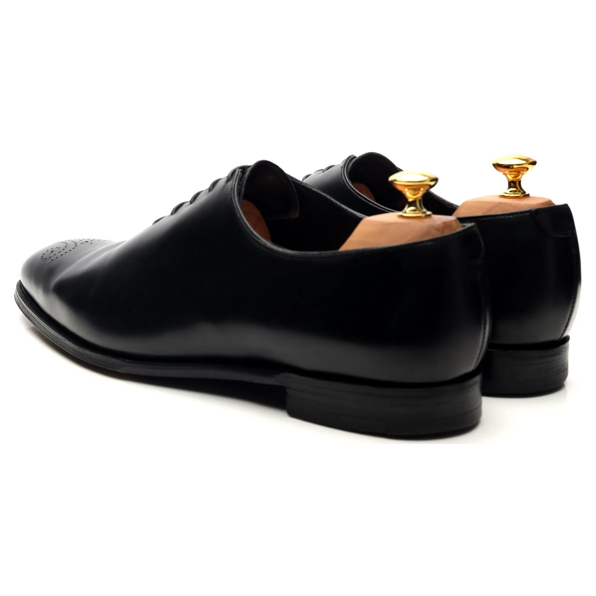 'Weymouth' Black Leather Oxford UK 11 E