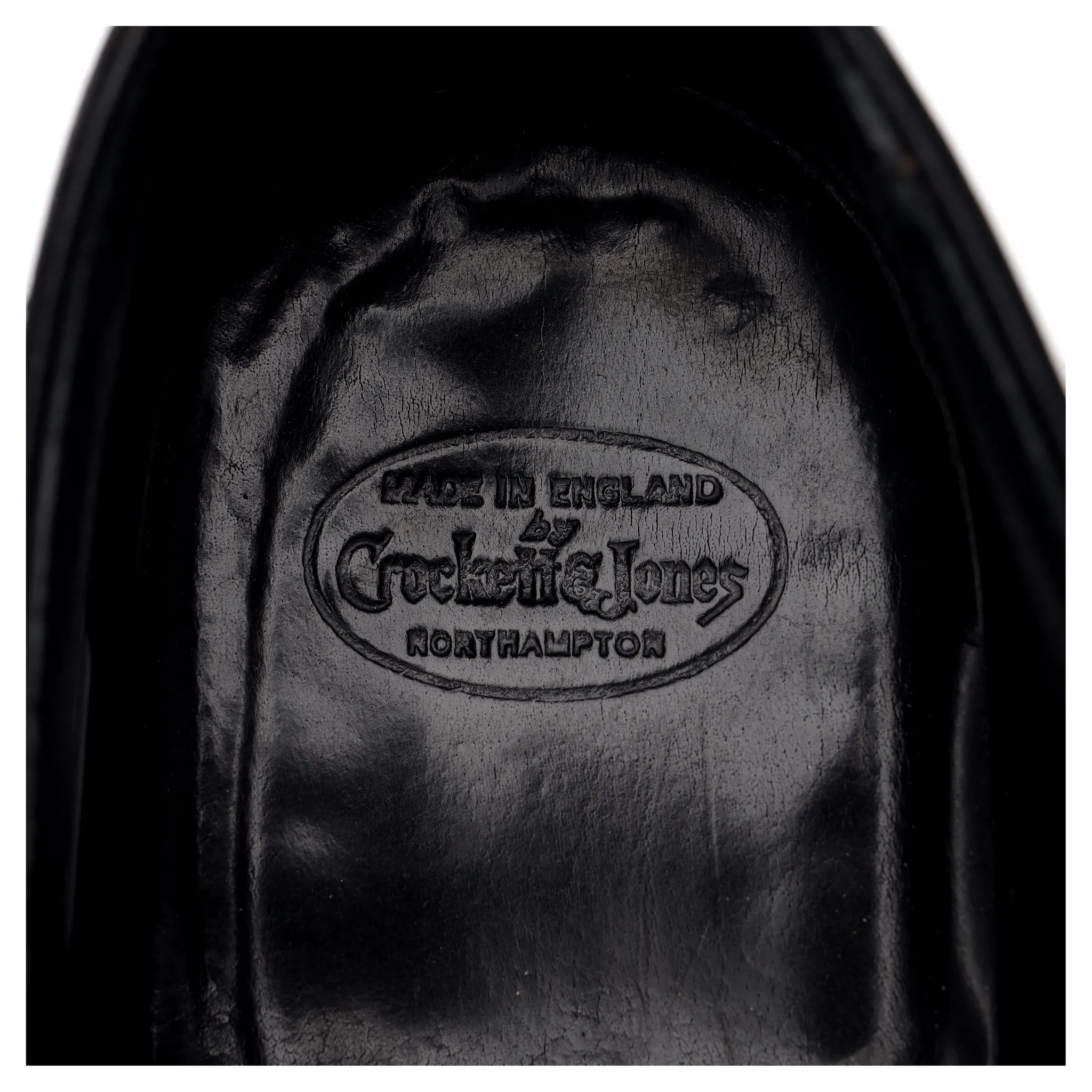 'Weymouth' Black Leather Oxford UK 11 E