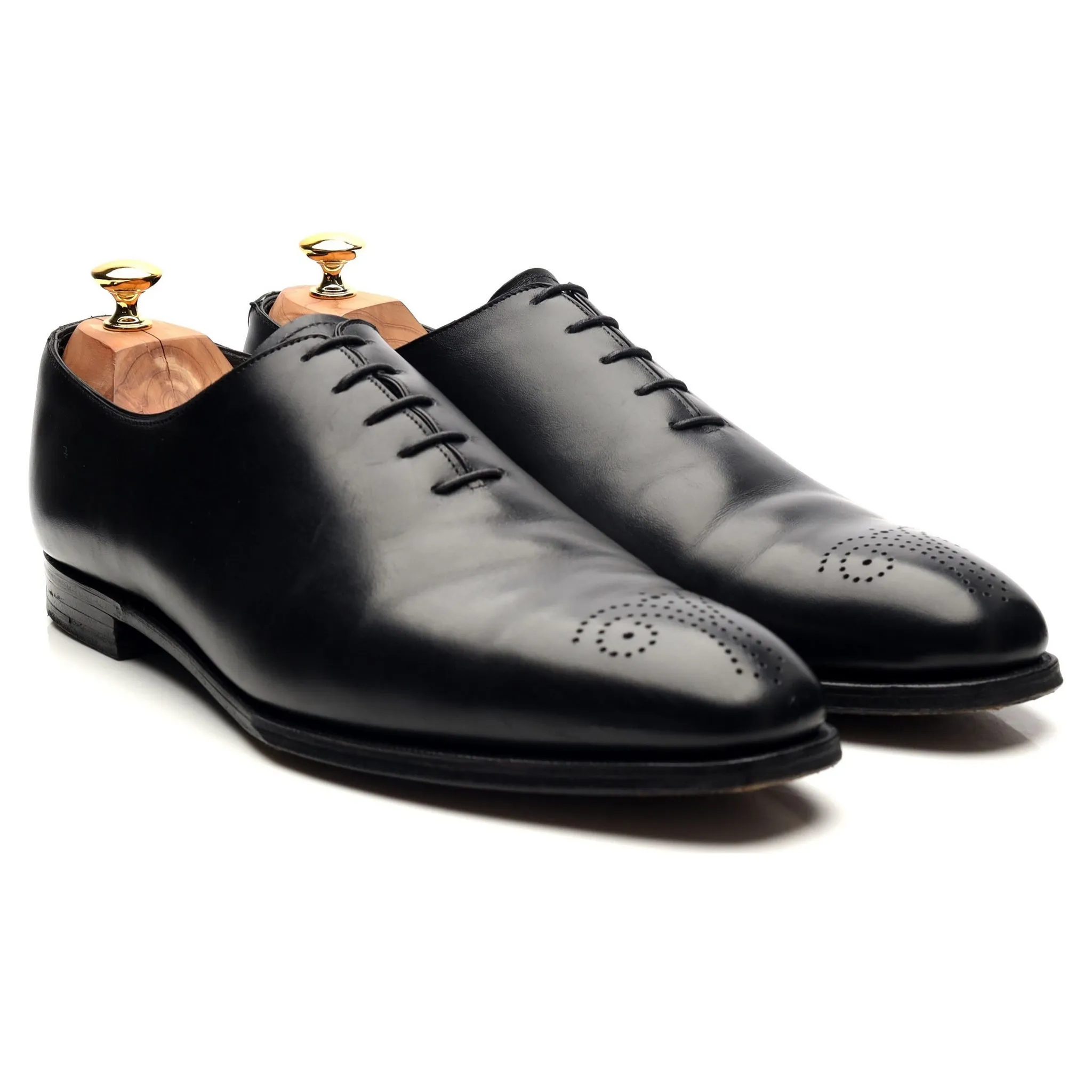 'Weymouth' Black Leather Oxford UK 11 E